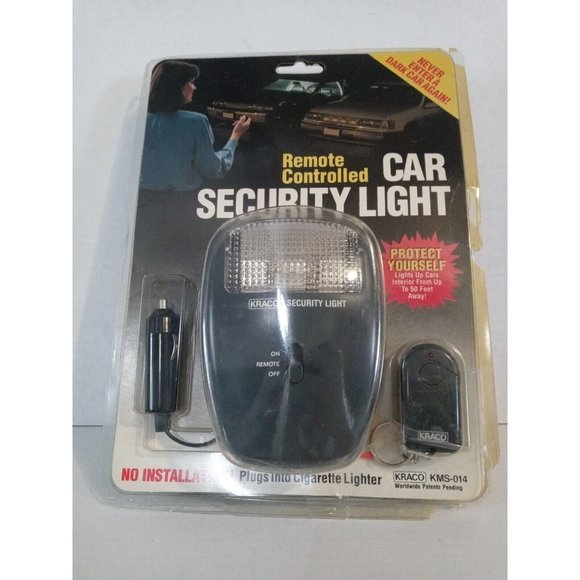 CAR SECURITY LIGHT REMOTE CONTROLLED KRACO KMS-014  New - Picture 1 of 8
